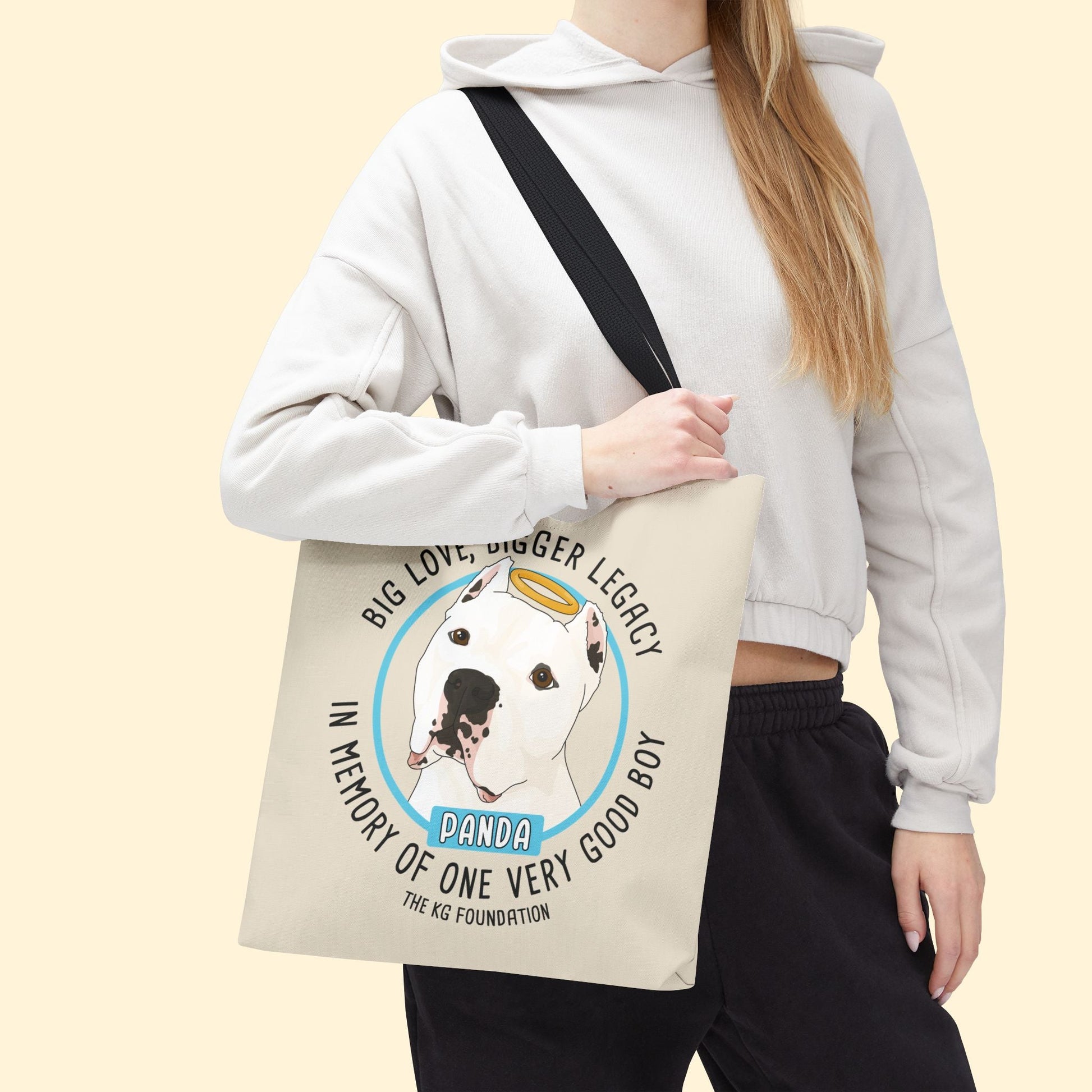 Tote Bag | FUNDRAISER | The KG Foundation | In Memory of Panda - Detezi Designs - 19073963263448283143