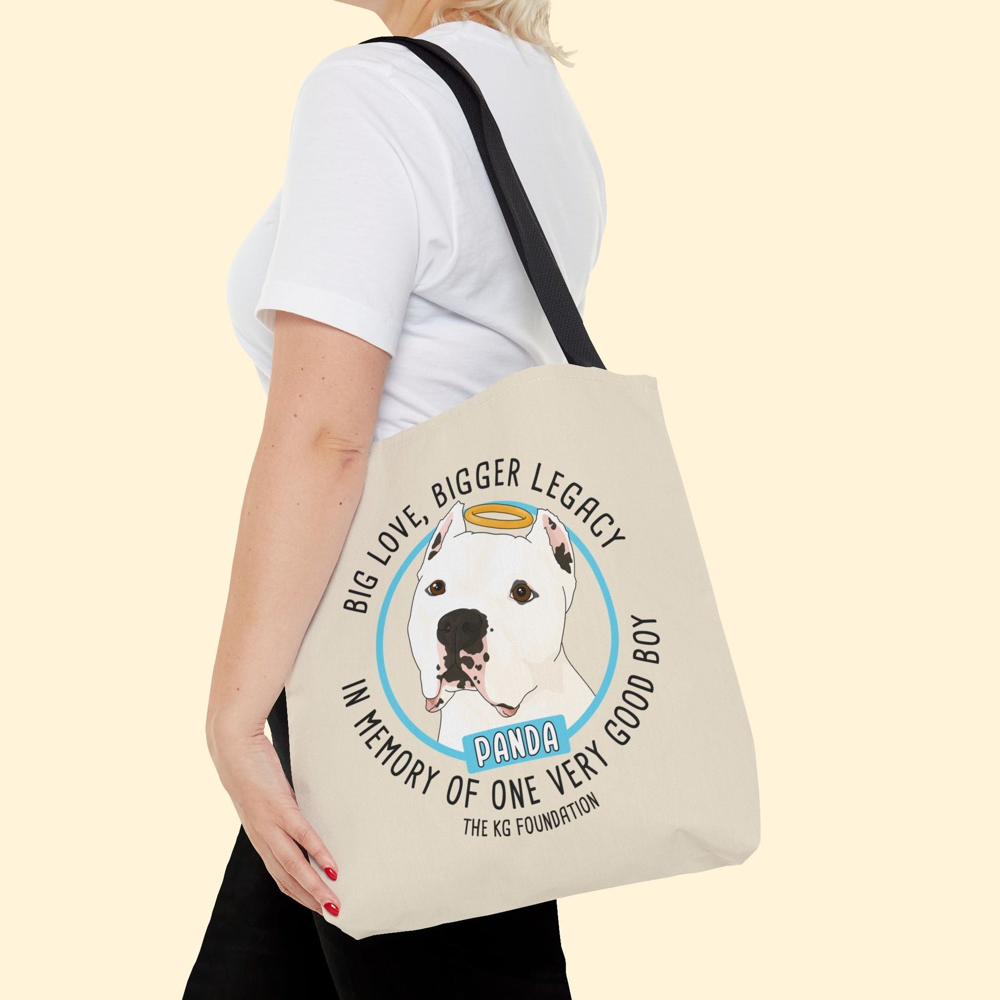 Tote Bag | FUNDRAISER | The KG Foundation | In Memory of Panda - Detezi Designs - 68348033896994794068