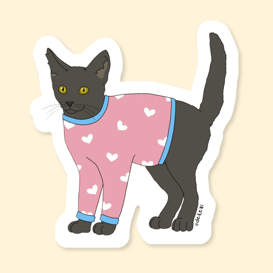 Trans Kitten | Vinyl Sticker - Detezi Designs-