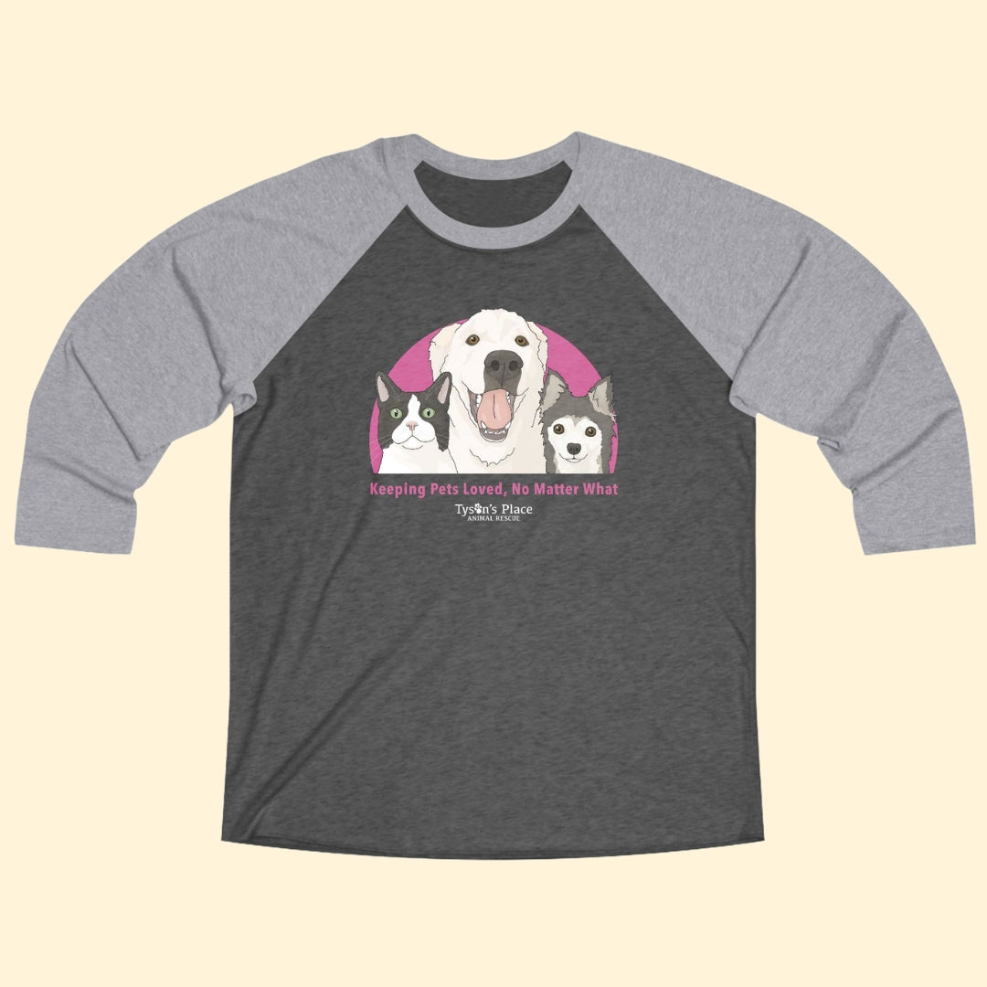 Baseball Tee | 3/4 Sleeve Unisex | FUNDRAISER | Tyson's Place