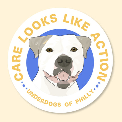 Vinyl Sticker | FUNDRAISER | Underdogs of Philly