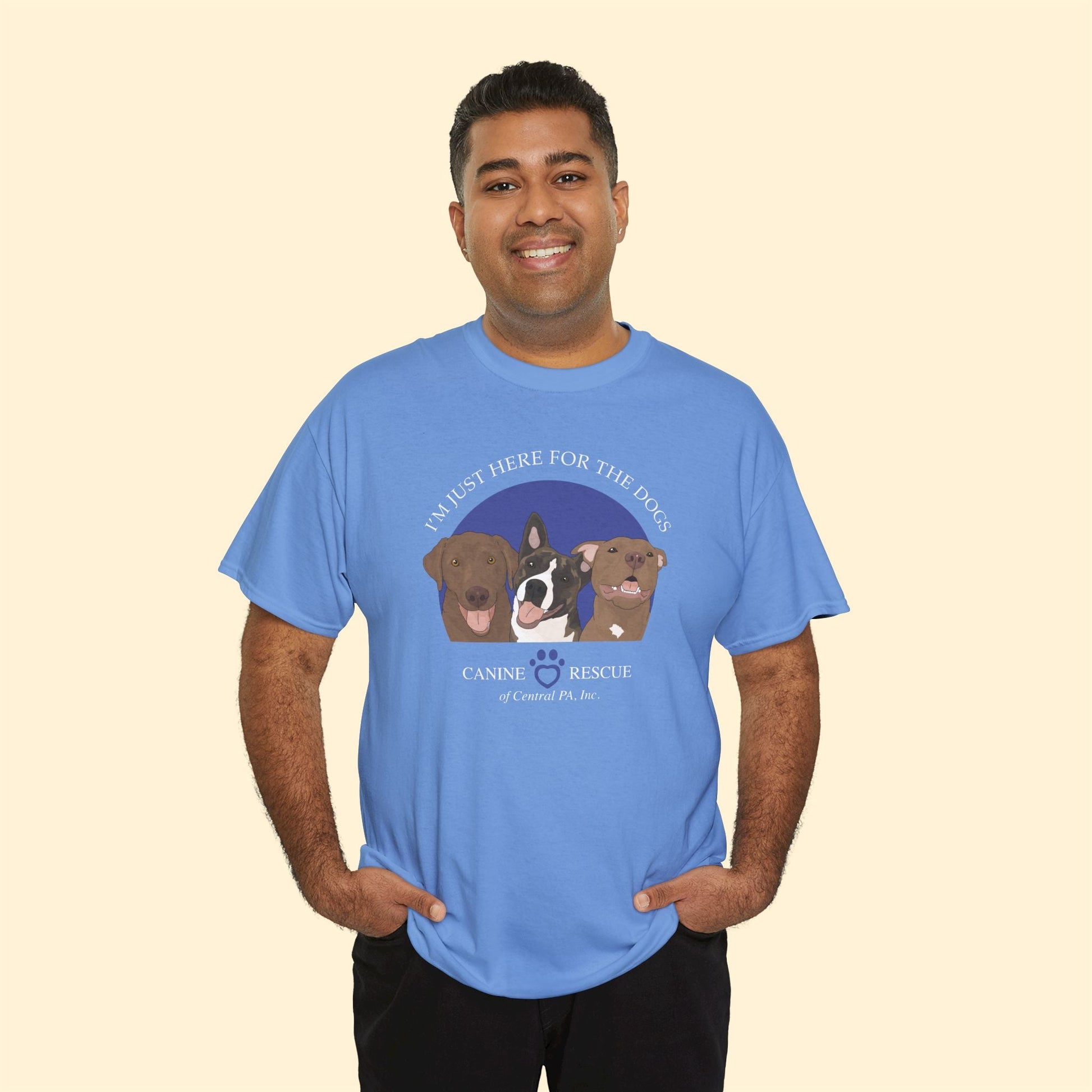 Unisex Crewneck T-shirt | FUNDRAISER | Canine Rescue of Central PA - Detezi Designs - 19228587825364416091