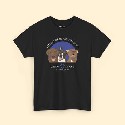 Unisex Crewneck T-shirt | FUNDRAISER | Canine Rescue of Central PA - Detezi Designs - 19228587825364416091