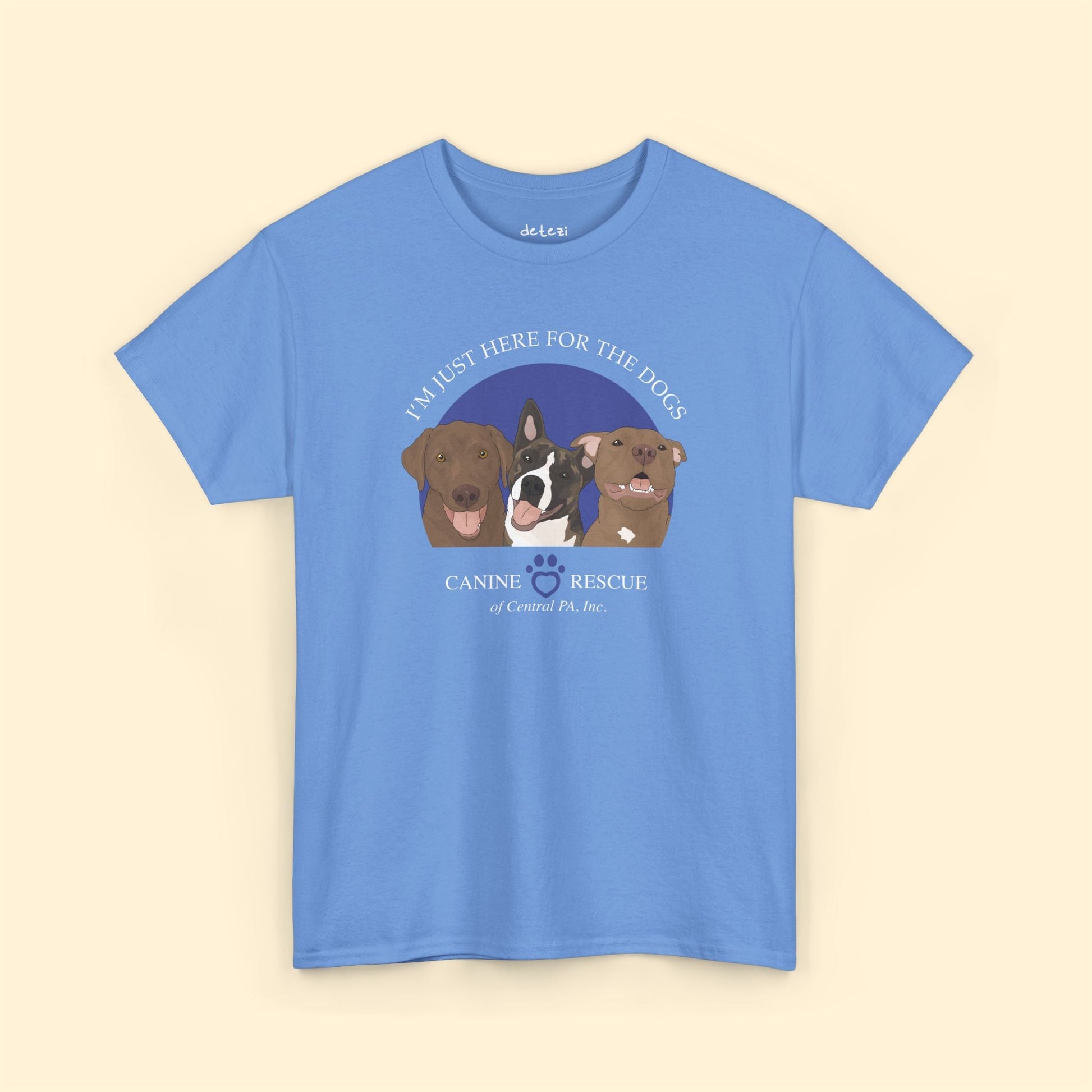 Unisex Crewneck T-shirt | FUNDRAISER | Canine Rescue of Central PA - Detezi Designs - 28860932662120871093