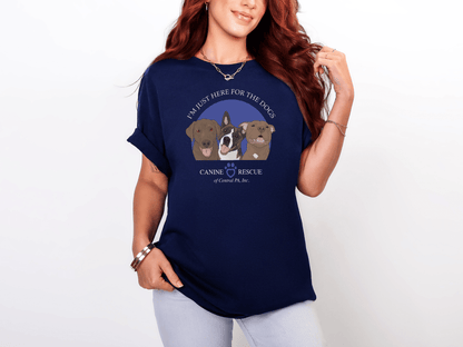 Unisex Crewneck T-shirt | FUNDRAISER | Canine Rescue of Central PA - Detezi Designs - 28860932662120871093
