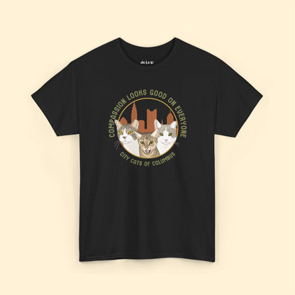 Unisex Crewneck T-shirt | FUNDRAISER | City Cats of Columbus - Detezi Designs-16935636876250370404