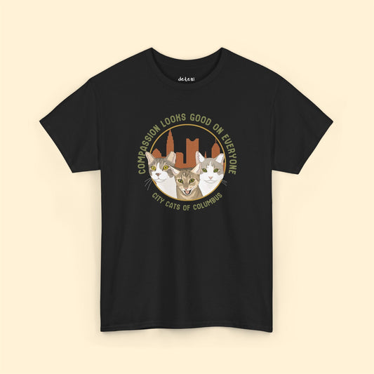 Unisex Crewneck T-shirt | FUNDRAISER | City Cats of Columbus - Detezi Designs-16935636876250370404