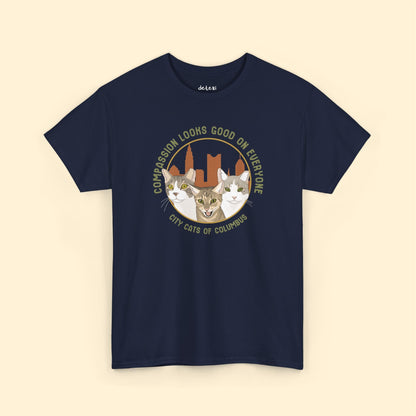 Unisex Crewneck T-shirt | FUNDRAISER | City Cats of Columbus - Detezi Designs-28965275600324187803