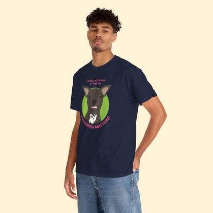 Unisex Crewneck T-shirt | FUNDRAISER | Dewey | Maybel's Legacy - Detezi Designs - 23806114812470586363