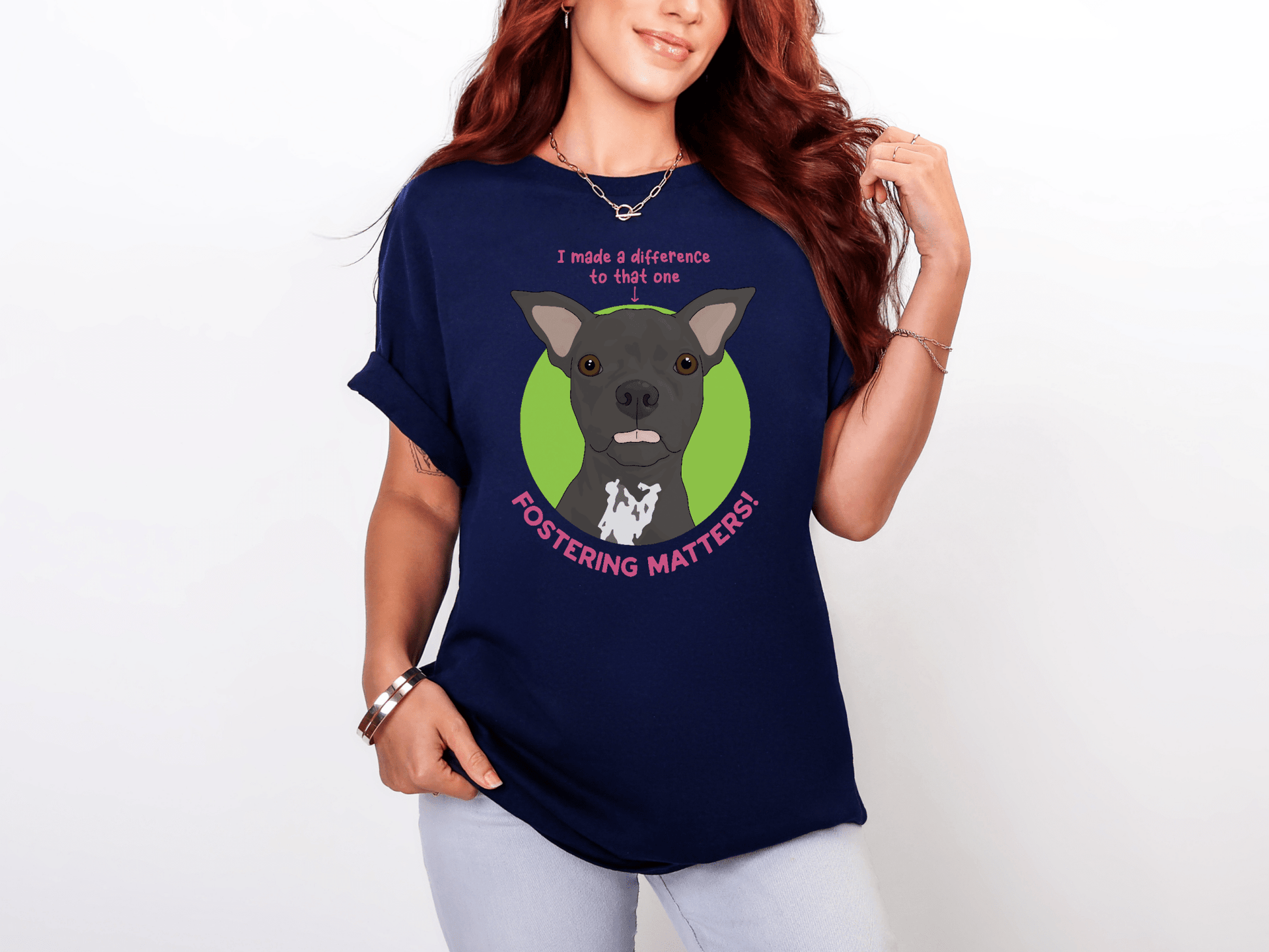 Unisex Crewneck T-shirt | FUNDRAISER | Dewey | Maybel's Legacy - Detezi Designs - 41429554108749564592