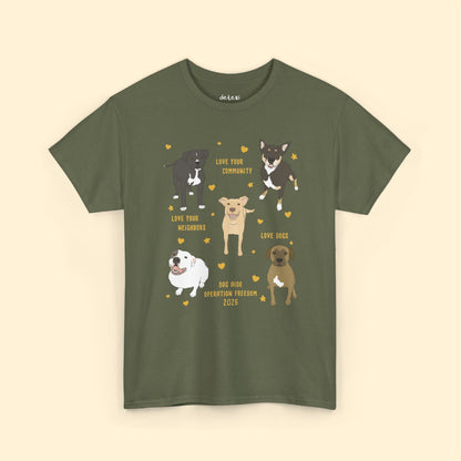 Unisex Crewneck T-shirt | FUNDRAISER | Dog Aide | Operation Freedom 2026 - Detezi Designs-19781492085250559777