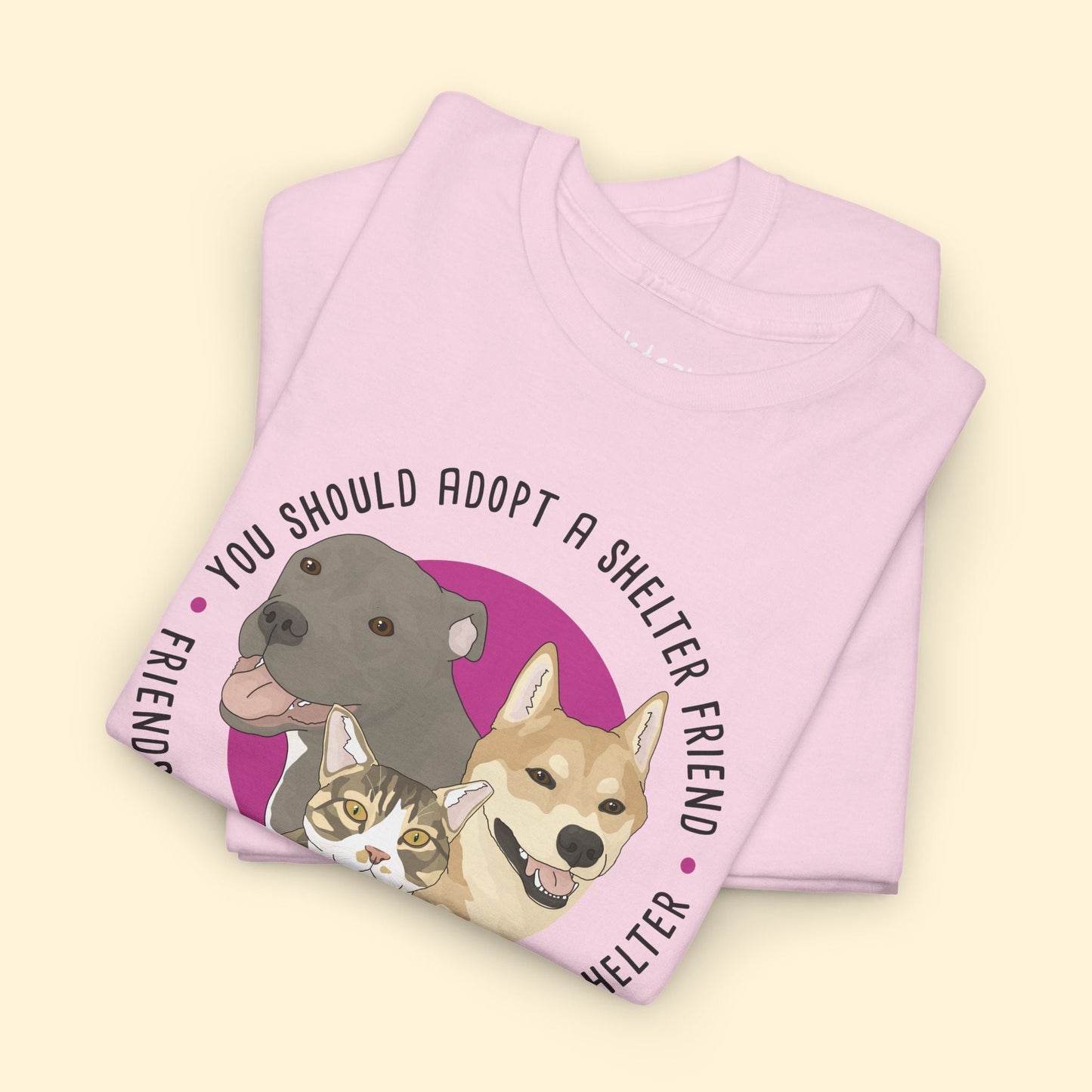 Unisex Crewneck T-shirt | FUNDRAISER | Friends of Anson County Animal Shelter - Detezi Designs - 14802049109917467852