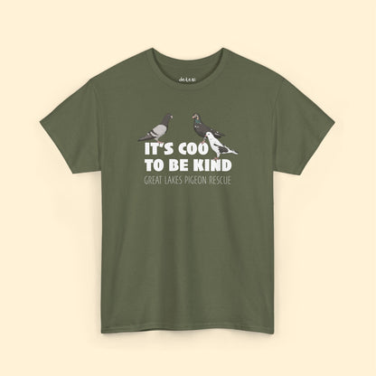 Unisex Crewneck T-shirt | FUNDRAISER | Great Lakes Pigeon Rescue - Detezi Designs - 90598868194953603620