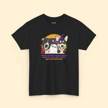Unisex Crewneck T-shirt | FUNDRAISER | Happy Tails Canine Rescue | Halloween - Detezi Designs-26754566568477561849