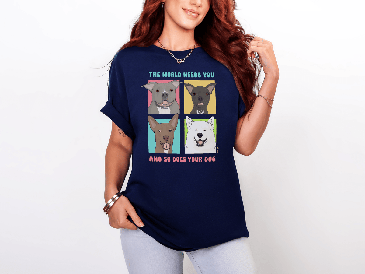 Unisex Crewneck T-shirt | FUNDRAISER | Maybel's Legacy | The World Needs You - Detezi Designs-10301442435113606059