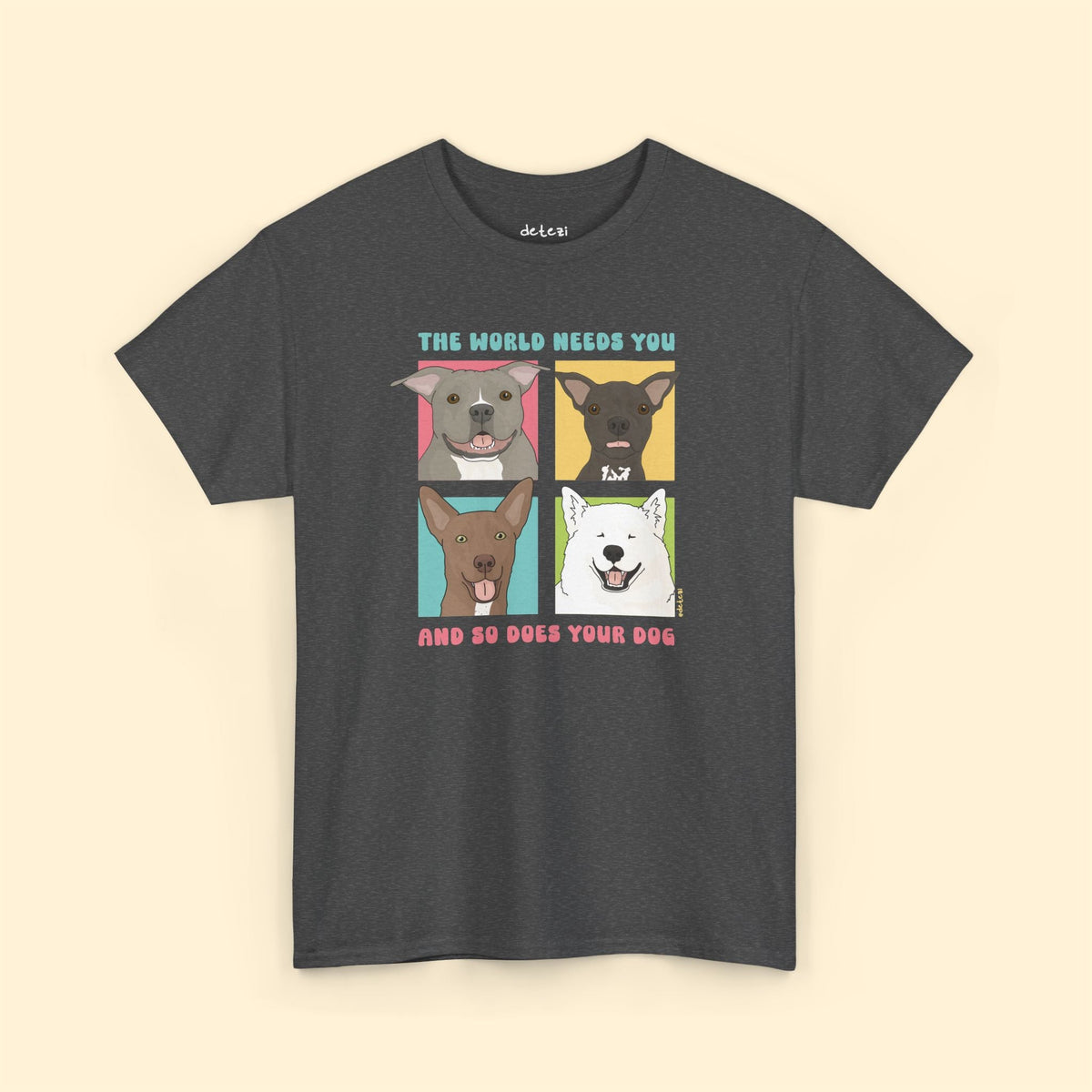 Unisex Crewneck T-shirt | FUNDRAISER | Maybel's Legacy | The World Needs You - Detezi Designs-33833631895080485942