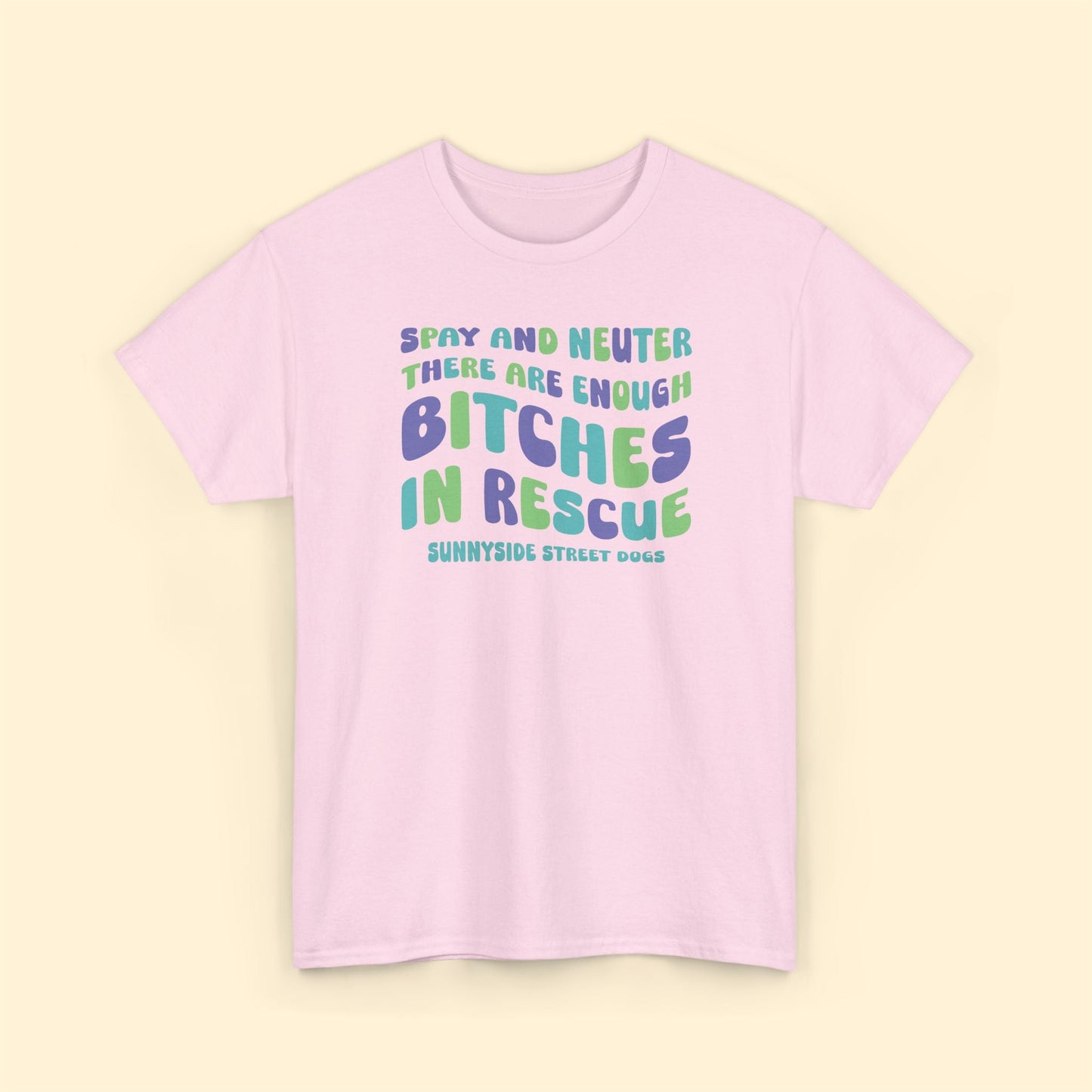 Unisex Crewneck T-shirt | FUNDRAISER | Sunnyside Street Dogs | Spay & Neuter - Detezi Designs - 15055469004783850533