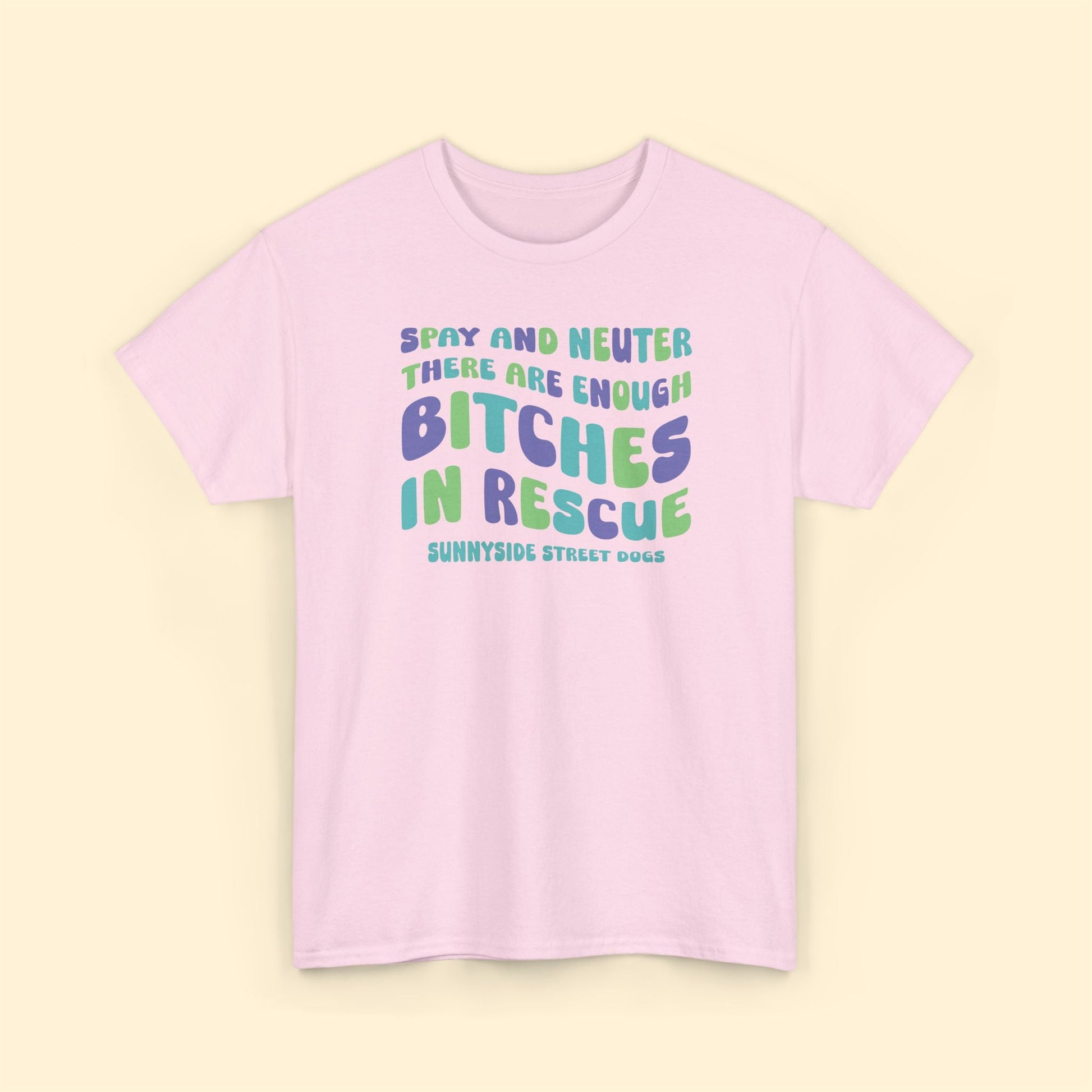 Unisex Crewneck T-shirt | FUNDRAISER | Sunnyside Street Dogs | Spay & Neuter - Detezi Designs - 15055469004783850533