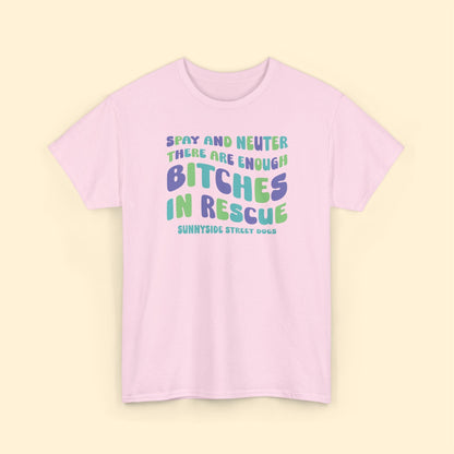 Unisex Crewneck T-shirt | FUNDRAISER | Sunnyside Street Dogs | Spay & Neuter - Detezi Designs - 15055469004783850533