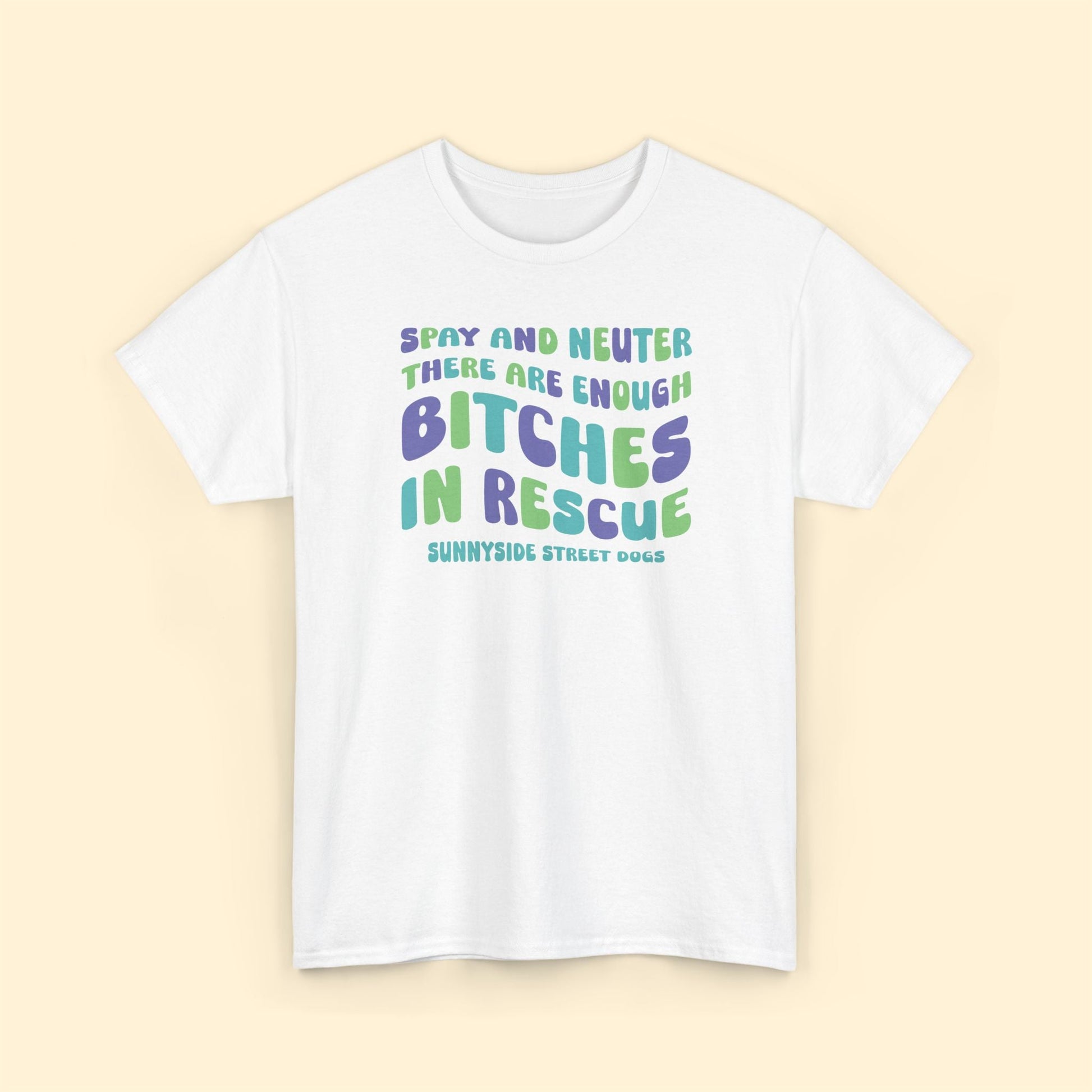 Unisex Crewneck T-shirt | FUNDRAISER | Sunnyside Street Dogs | Spay & Neuter - Detezi Designs - 32156605820261675295