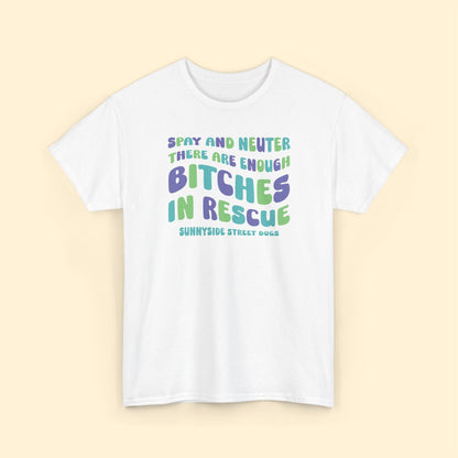 Unisex Crewneck T-shirt | FUNDRAISER | Sunnyside Street Dogs | Spay & Neuter - Detezi Designs - 32156605820261675295