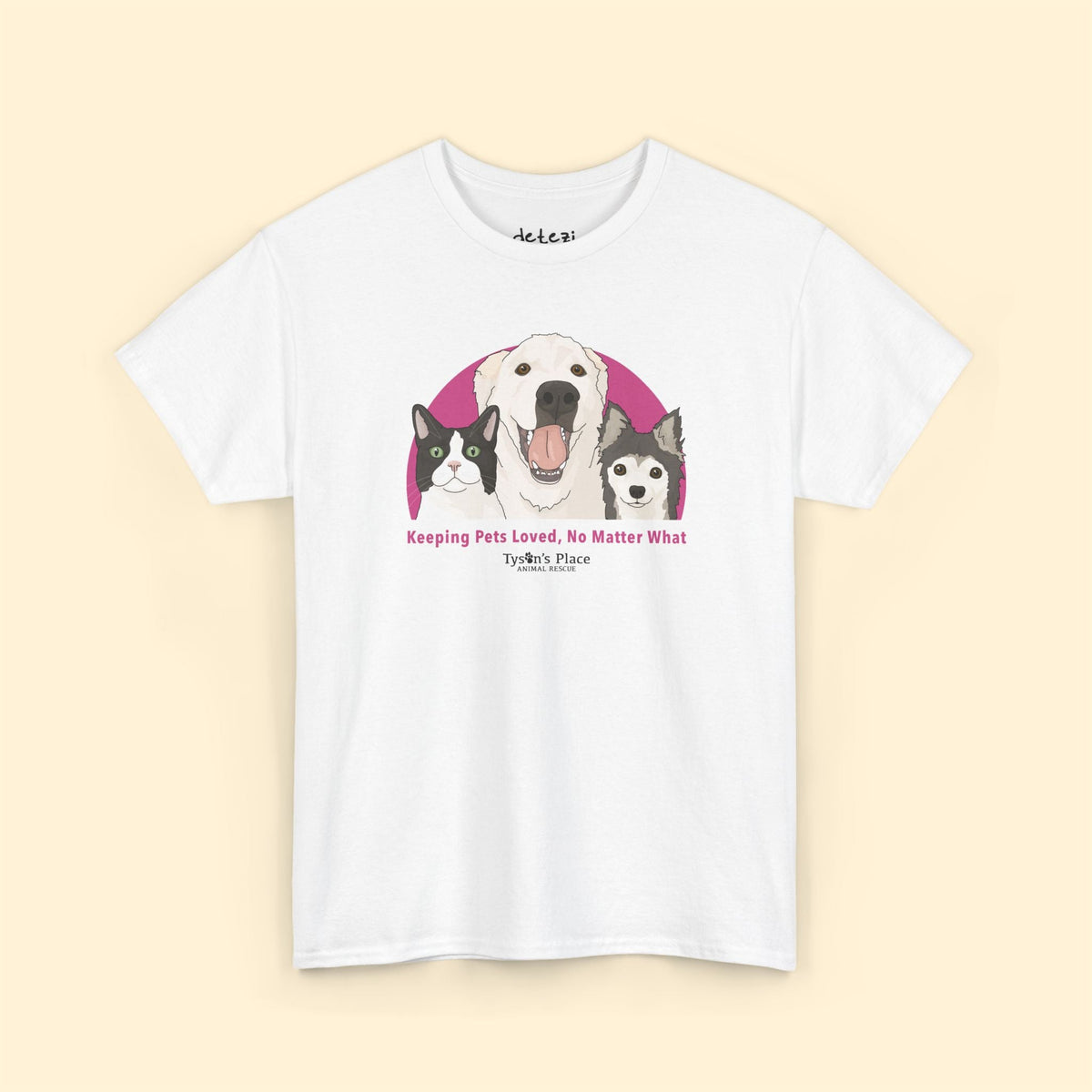 Unisex Crewneck T-shirt | FUNDRAISER | Tyson's Place - Detezi Designs-22236997061743095540