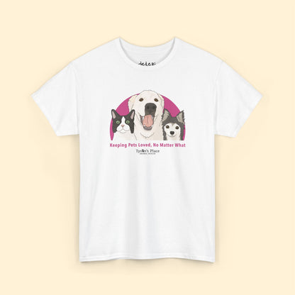 Unisex Crewneck T-shirt | FUNDRAISER | Tyson's Place - Detezi Designs-22236997061743095540