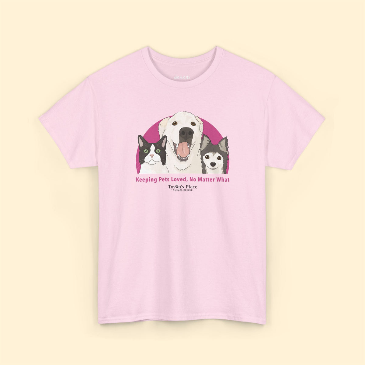 Unisex Crewneck T-shirt | FUNDRAISER | Tyson's Place - Detezi Designs-41772388059733679220