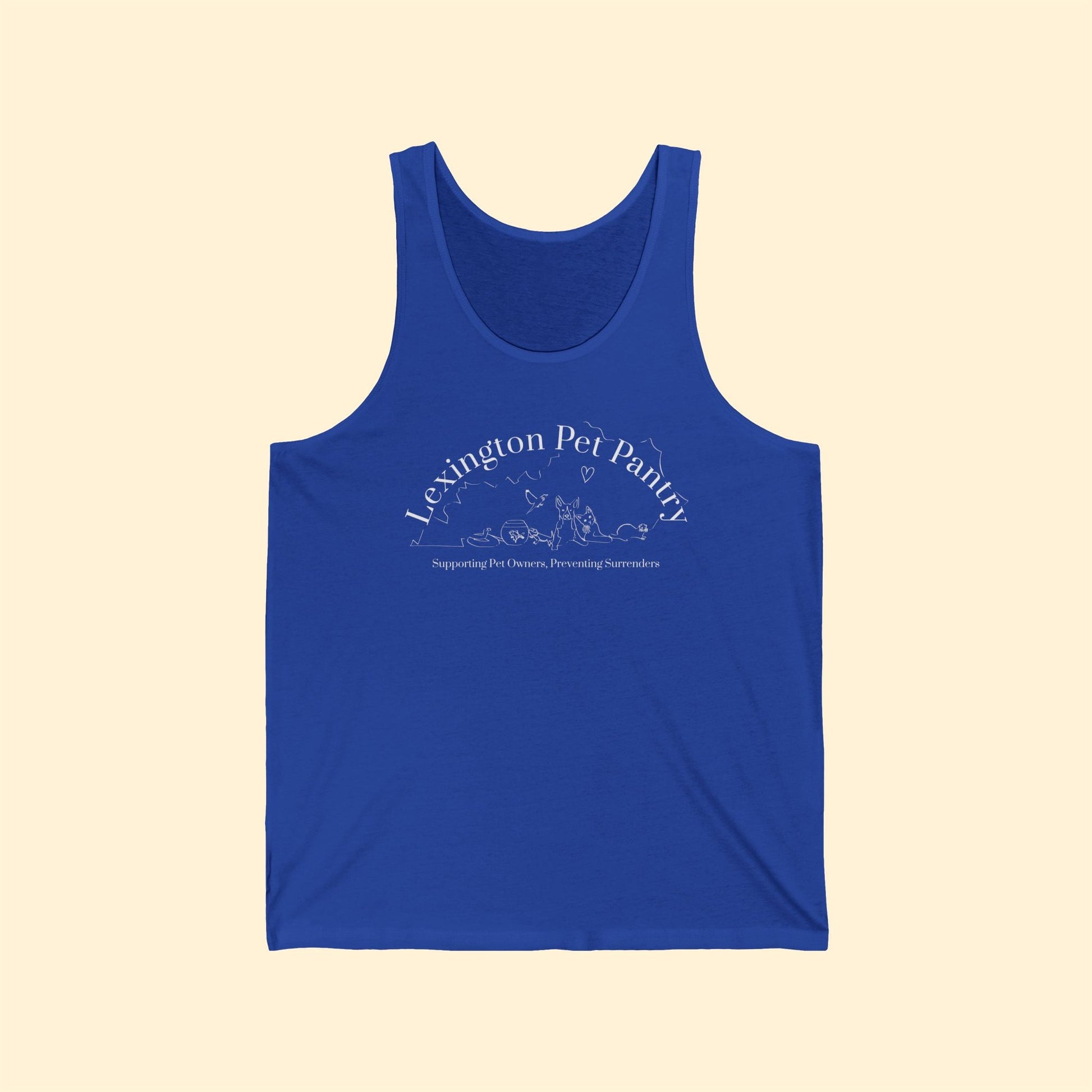Unisex Jersey Tank | FUNDRAISER | Lexington Pet Pantry - Detezi Designs - 11601636311424335997