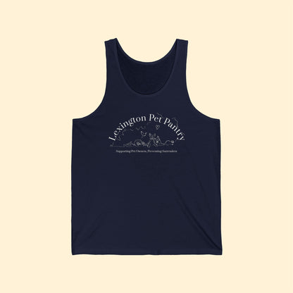 Unisex Jersey Tank | FUNDRAISER | Lexington Pet Pantry - Detezi Designs - 12446496571480050410