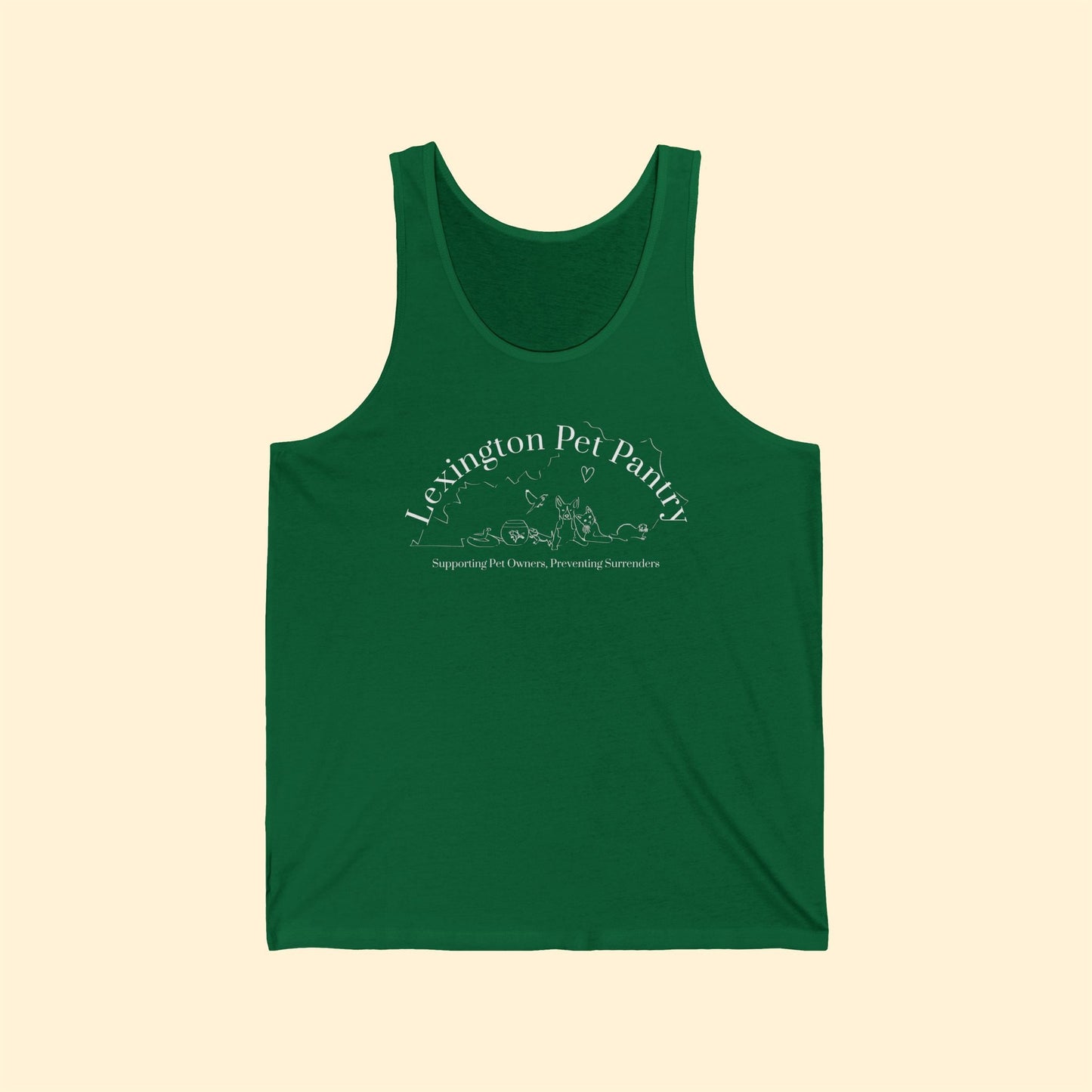 Unisex Jersey Tank | FUNDRAISER | Lexington Pet Pantry - Detezi Designs - 15793252386411977551