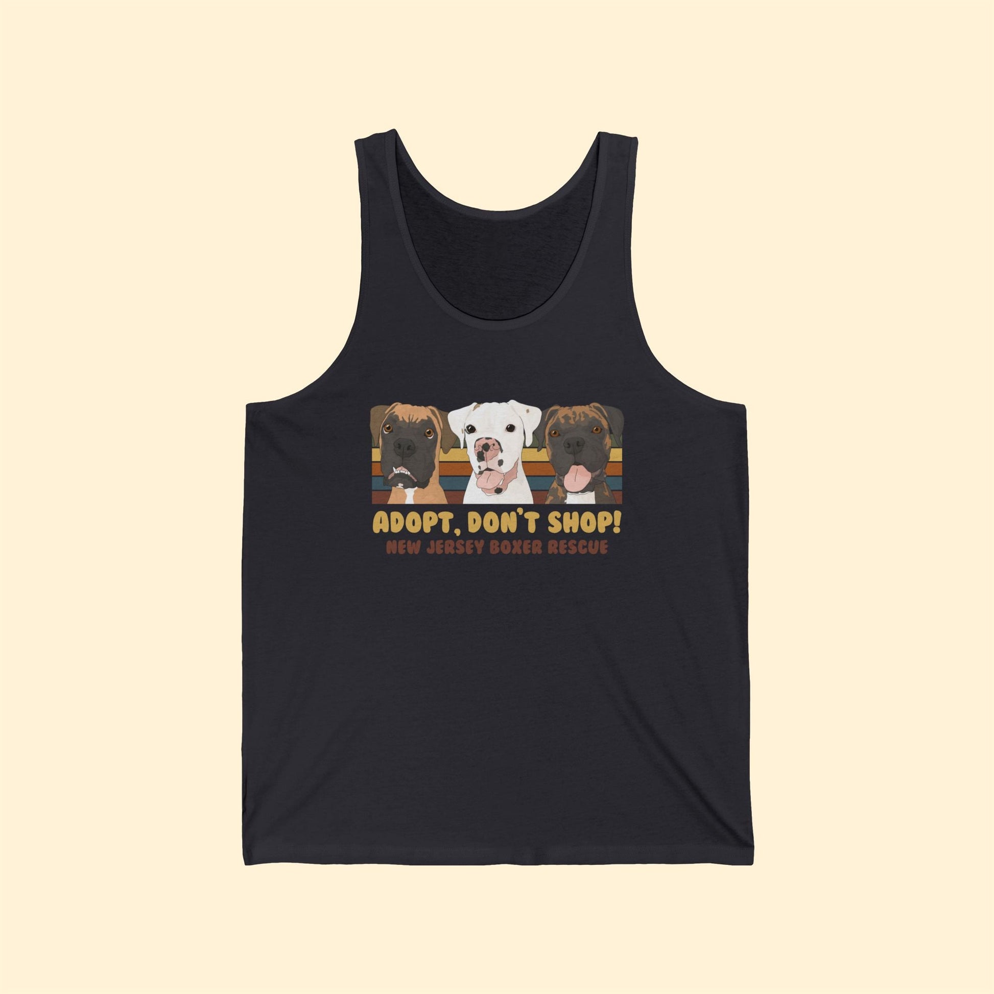Unisex Jersey Tank | FUNDRAISER | New Jersey Boxer Rescue | Adopt, Don't Shop! - Detezi Designs - 38576054937017388702