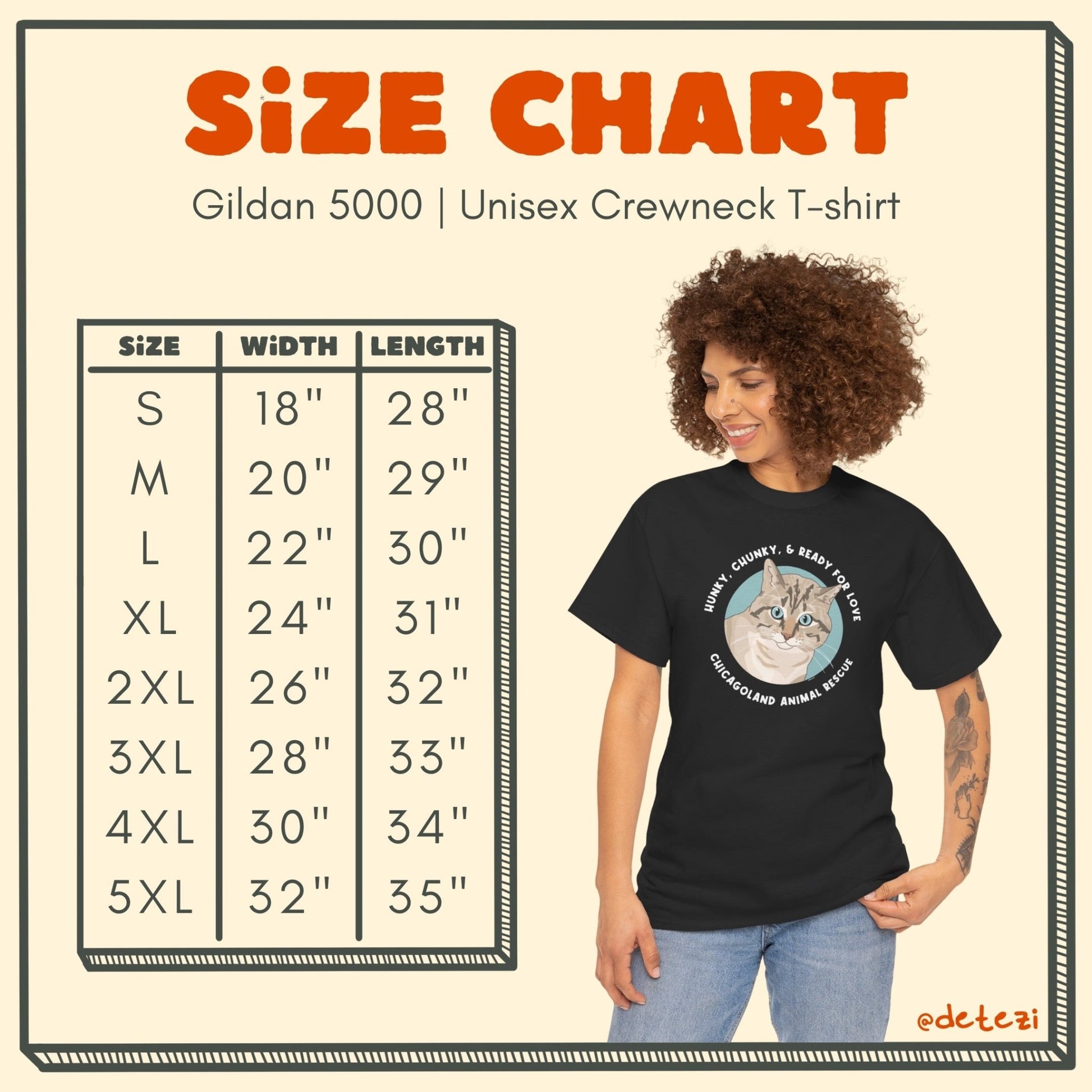 Unisex T-shirt | FUNDRAISER | Chicagoland Animal Rescue - Detezi Designs - 23073543148271617227