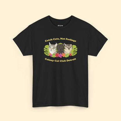 Unisex T-shirt | FUNDRAISER | Colony Cat Club - Detezi Designs - 13673290814483720482