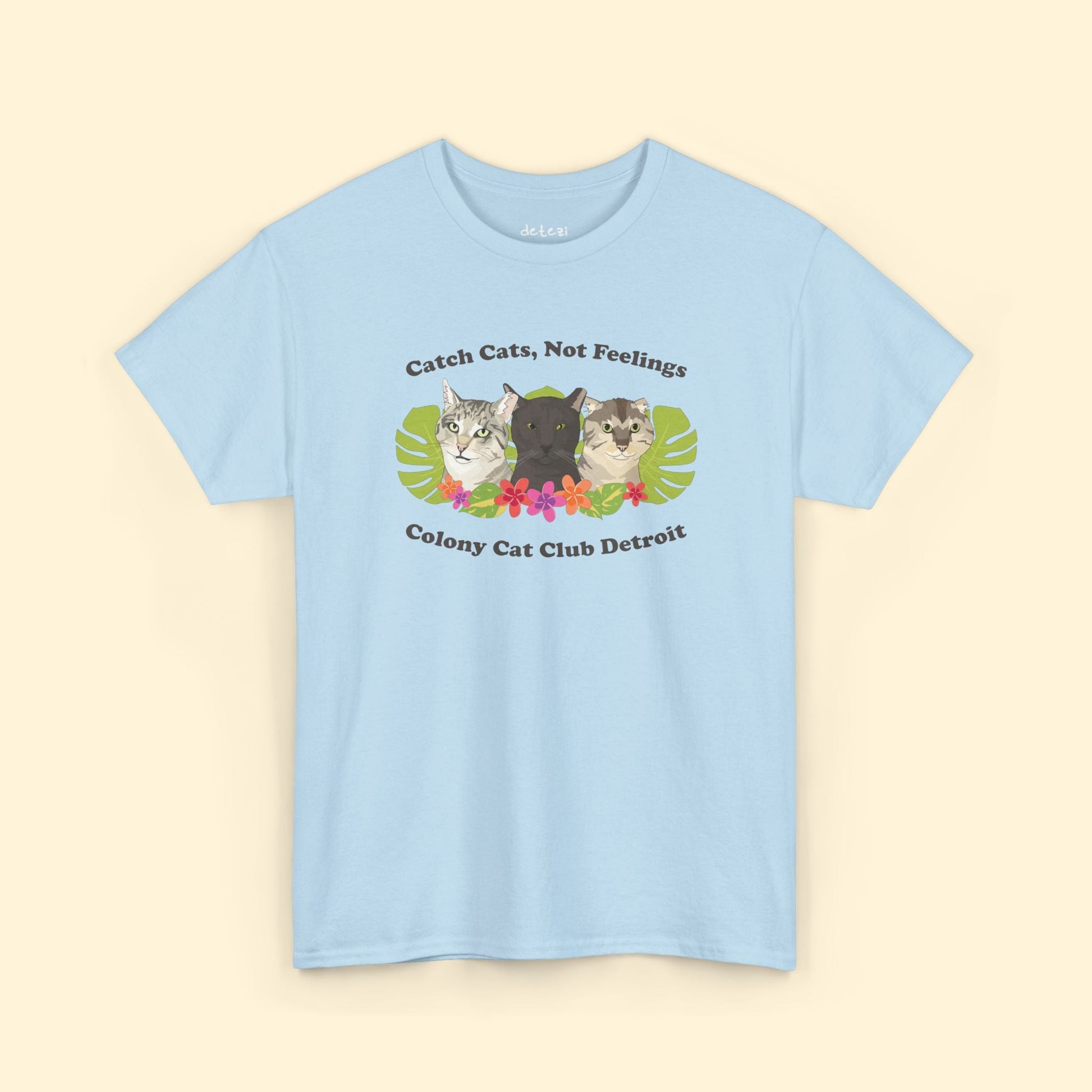 Unisex T-shirt | FUNDRAISER | Colony Cat Club - Detezi Designs - 19656167774764922089