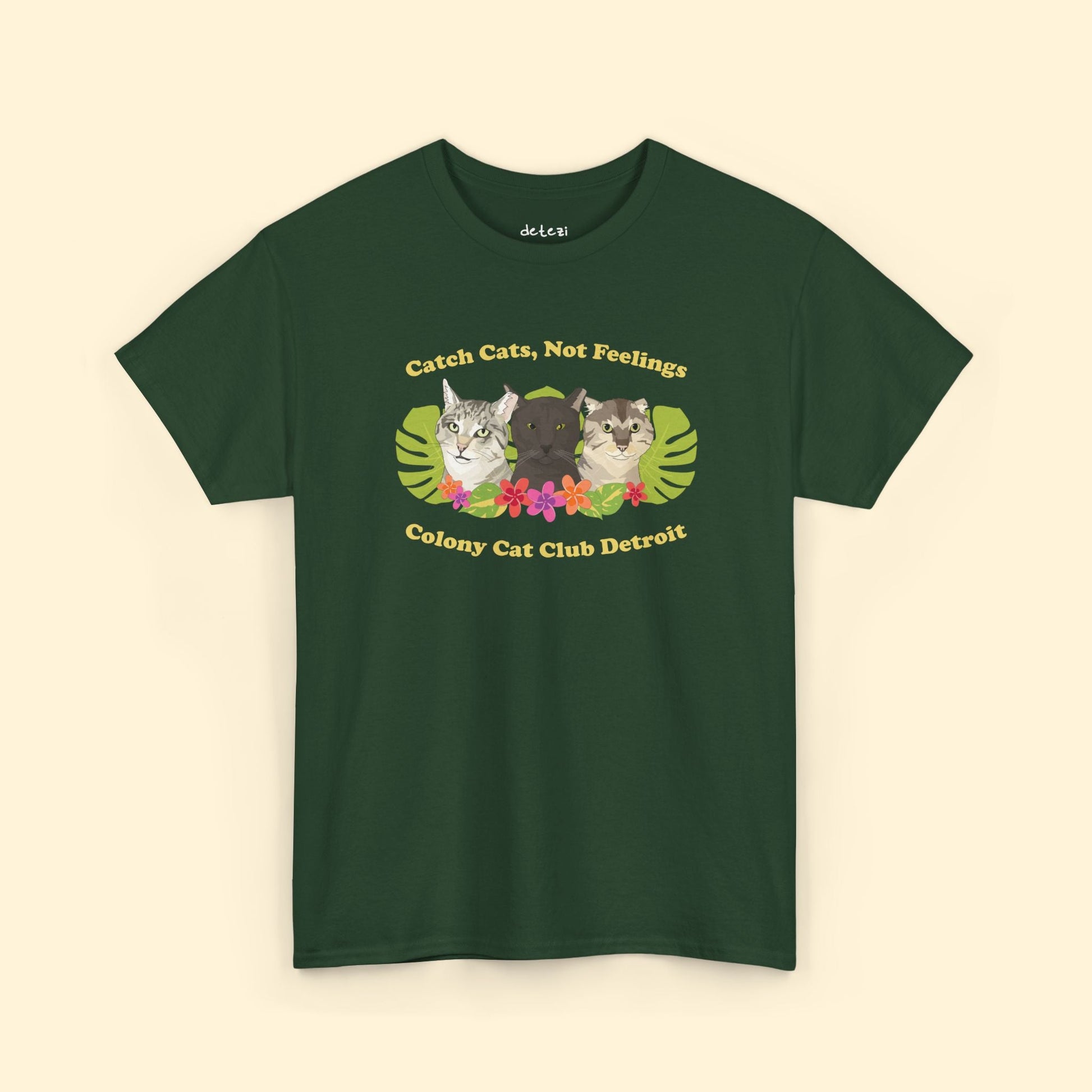 Unisex T-shirt | FUNDRAISER | Colony Cat Club - Detezi Designs - 21684390384651040493