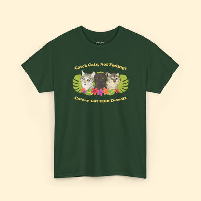 Unisex T-shirt | FUNDRAISER | Colony Cat Club - Detezi Designs - 21684390384651040493