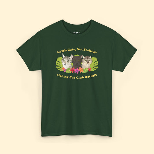Unisex T-shirt | FUNDRAISER | Colony Cat Club - Detezi Designs - 21684390384651040493