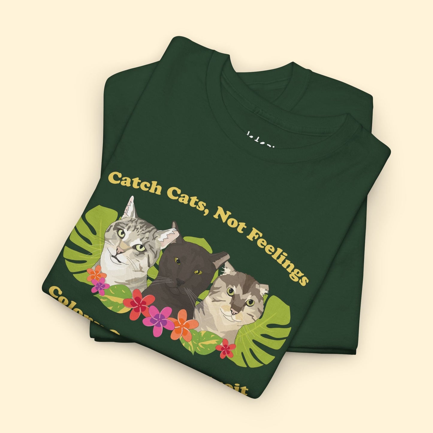 Unisex T-shirt | FUNDRAISER | Colony Cat Club - Detezi Designs - 25025319366709640646