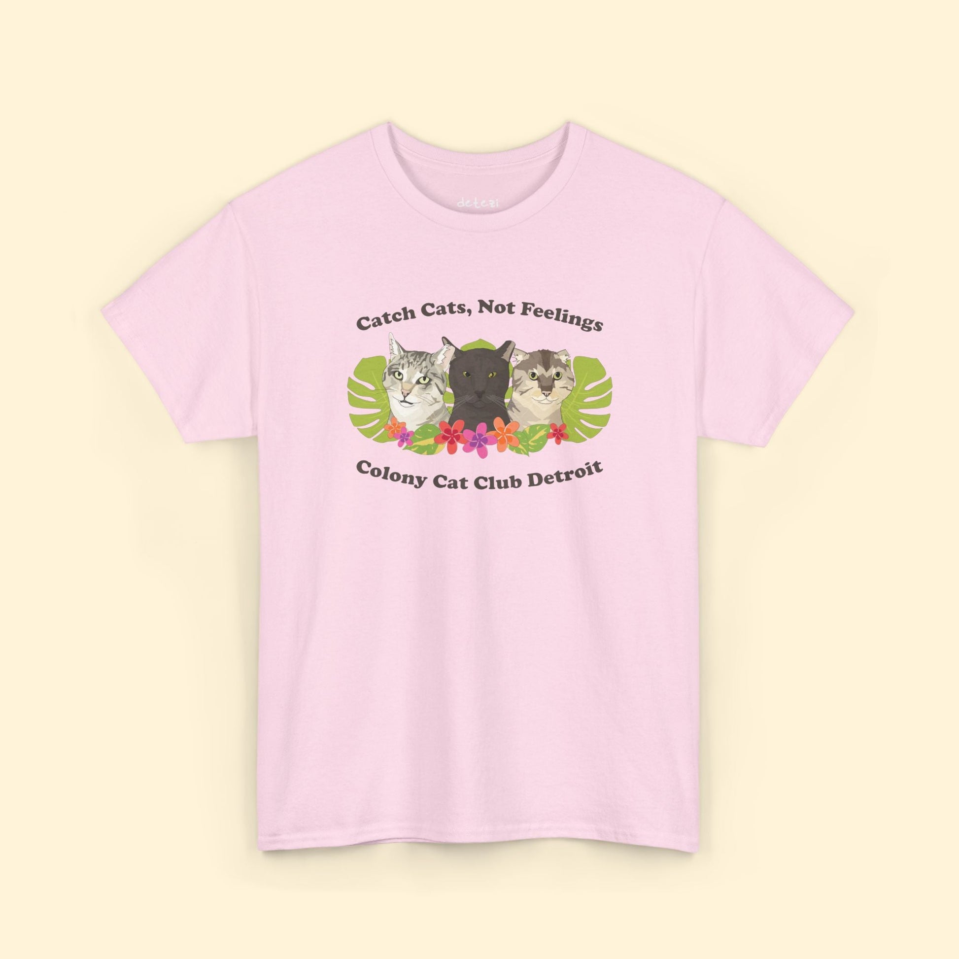 Unisex T-shirt | FUNDRAISER | Colony Cat Club - Detezi Designs - 25025319366709640646