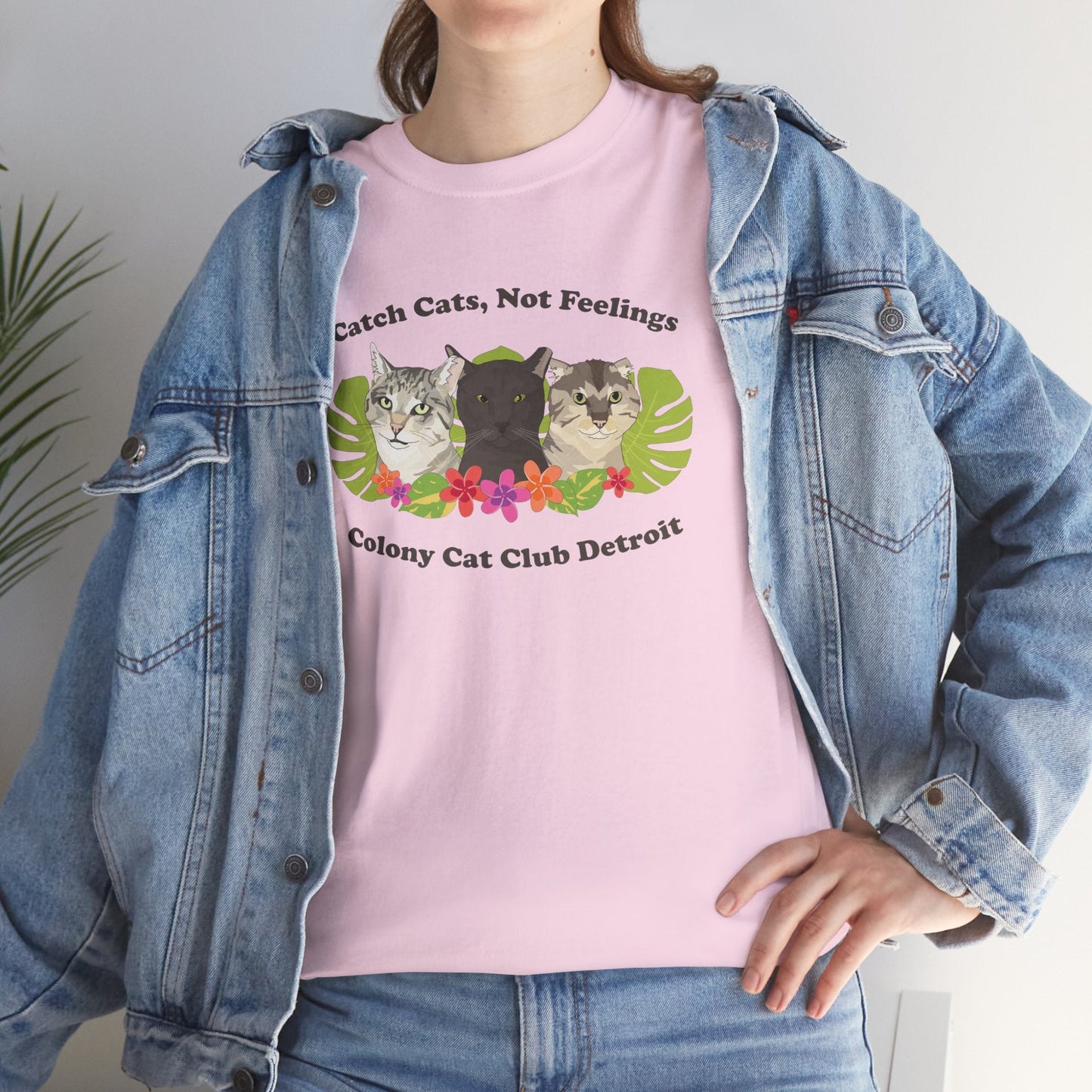 Unisex T-shirt | FUNDRAISER | Colony Cat Club - Detezi Designs - 25025319366709640646