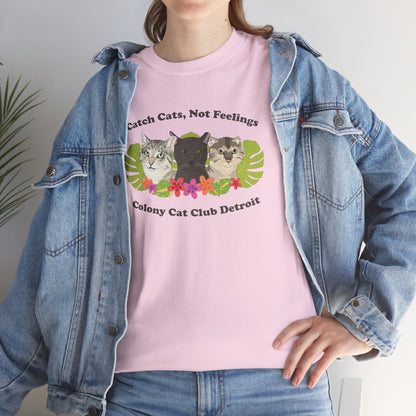 Unisex T-shirt | FUNDRAISER | Colony Cat Club - Detezi Designs - 25025319366709640646