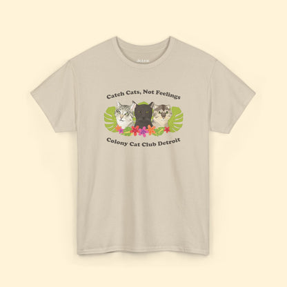 Unisex T-shirt | FUNDRAISER | Colony Cat Club - Detezi Designs - 30195782888423800396