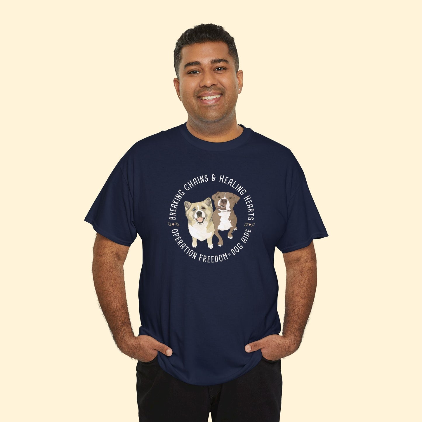 Unisex T-shirt | FUNDRAISER | Dog Aide - Detezi Designs - 13762445772980970808