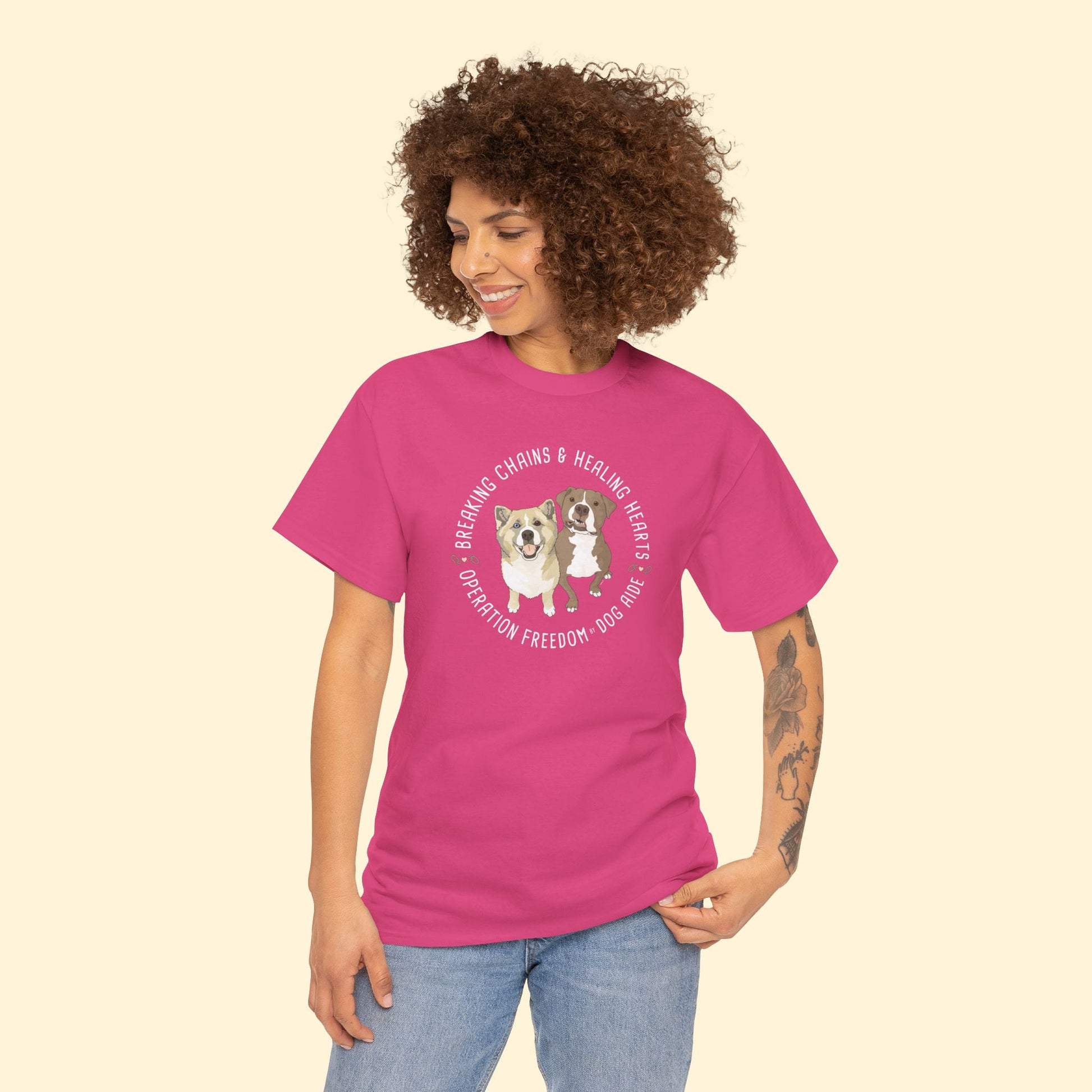 Unisex T-shirt | FUNDRAISER | Dog Aide - Detezi Designs - 13762445772980970808