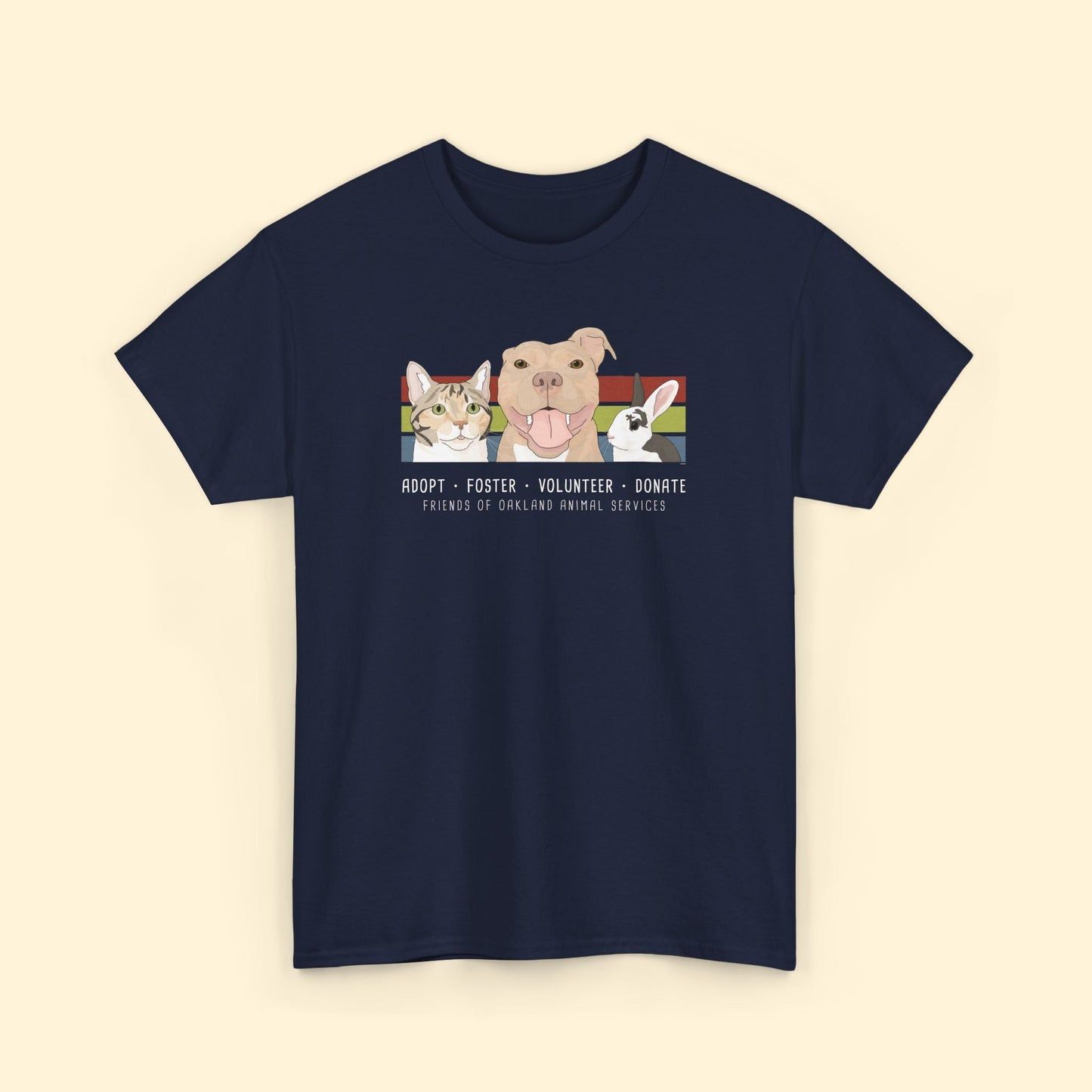 Unisex T-shirt | FUNDRAISER | Friends of Oakland Animal Services - Detezi Designs - 16593552331051655534