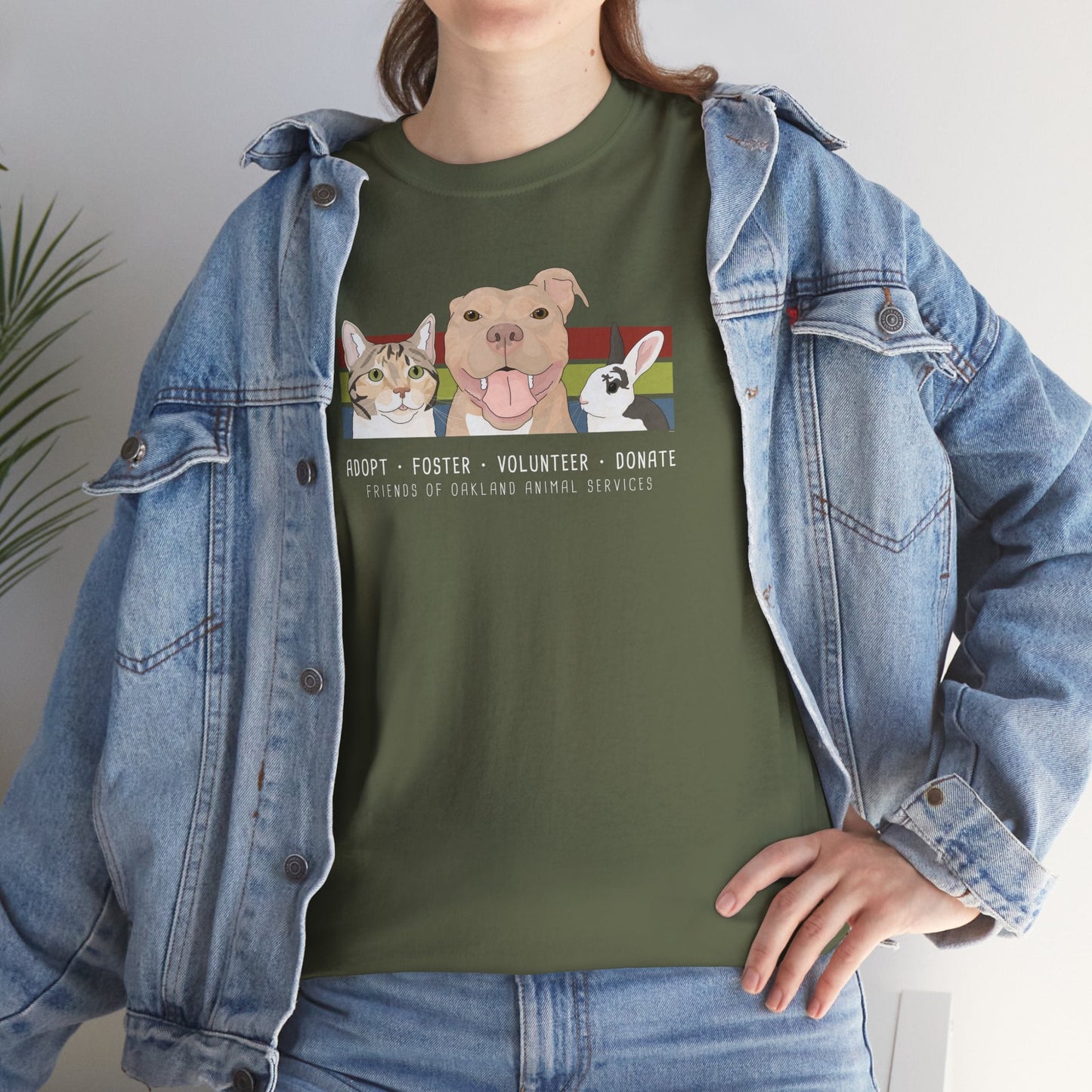 Unisex T-shirt | FUNDRAISER | Friends of Oakland Animal Services - Detezi Designs - 16593552331051655534