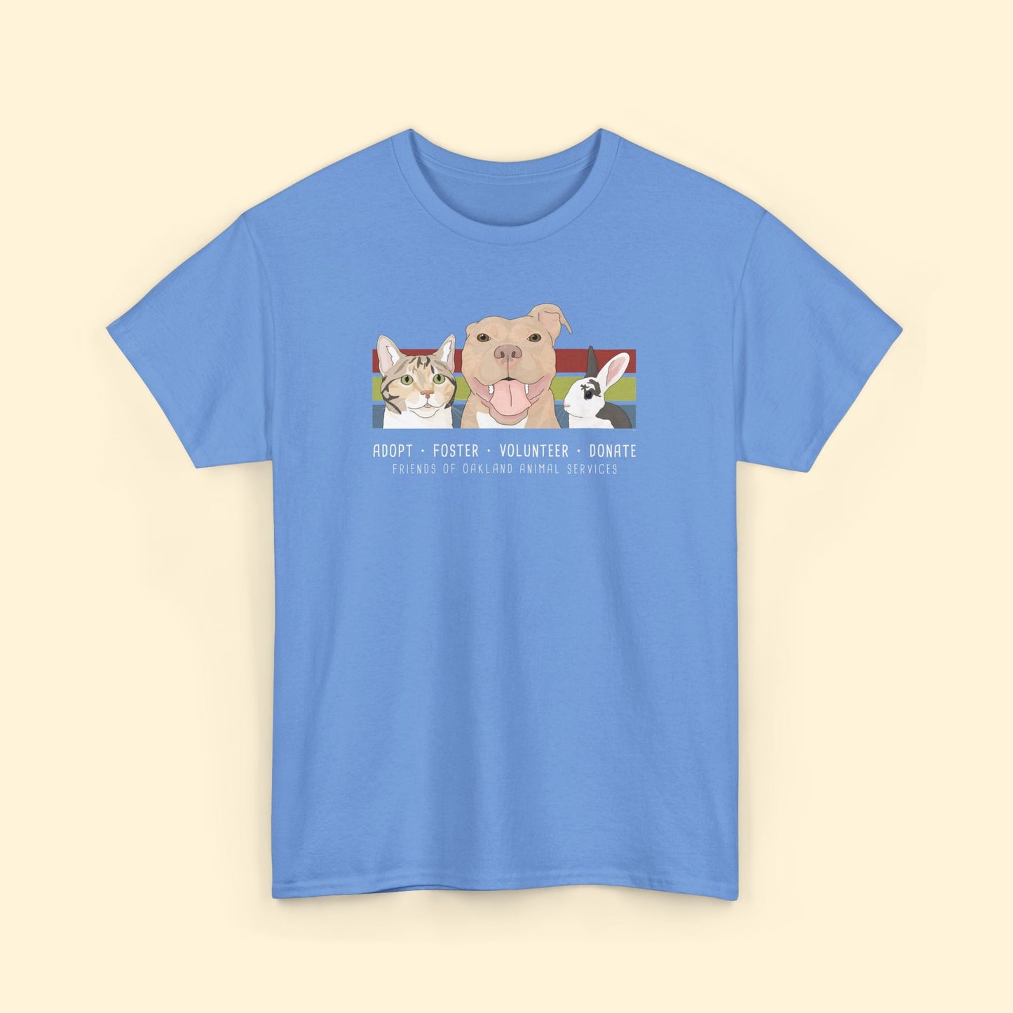 Unisex T-shirt | FUNDRAISER | Friends of Oakland Animal Services - Detezi Designs - 73766703726346802696