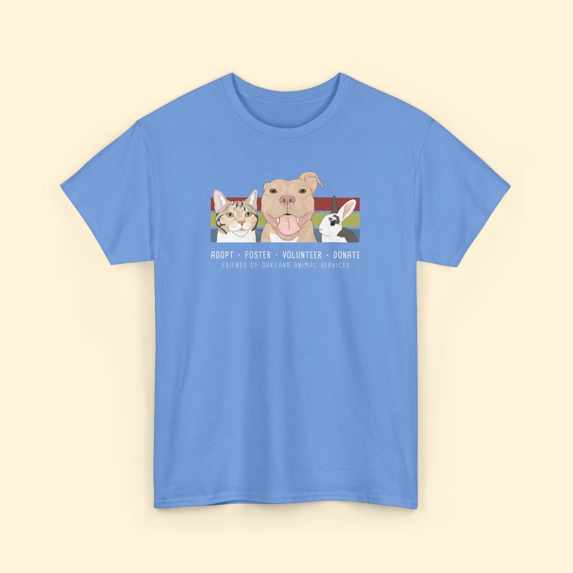 Unisex T-shirt | FUNDRAISER | Friends of Oakland Animal Services - Detezi Designs - 73766703726346802696