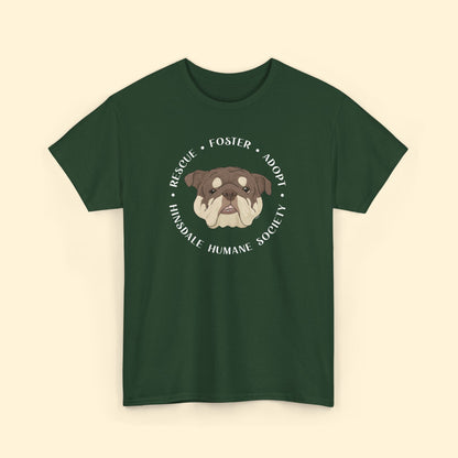 Unisex T-shirt | FUNDRAISER | Hinsdale Humane Society - Detezi Designs - 19367415112297402874